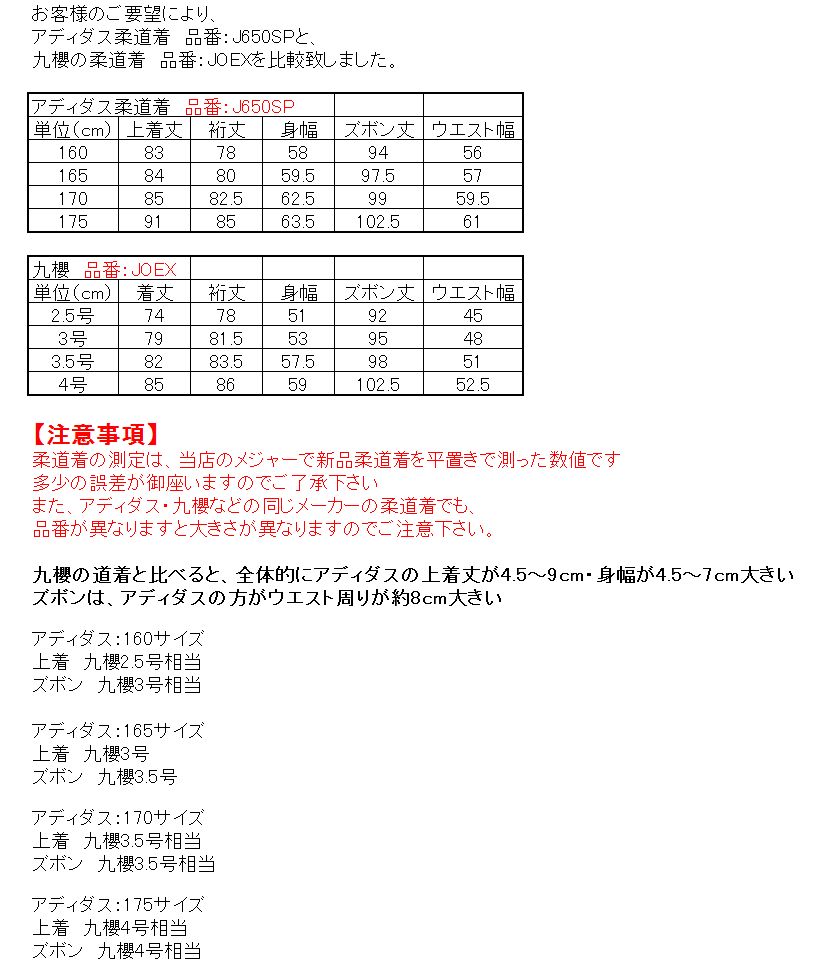 アディダス【adidas】柔道着 3ストライプ 3本線モデル 販売中!!