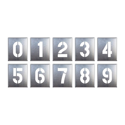 819-35A吹付け用プレート 0~9(10枚1組)【代引き不可】|LSWEBSHOP