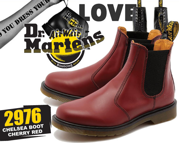 dr martens 2976 cherry red smooth