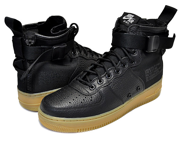 nike sf af1 mid black gum