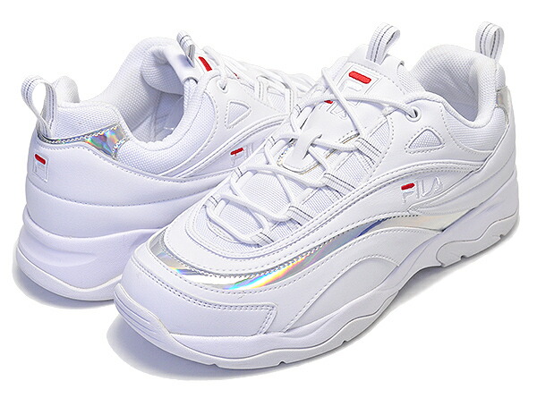 fila ray holographic pink