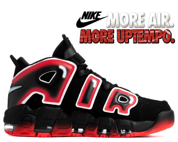 nike air more uptempo 96 red black