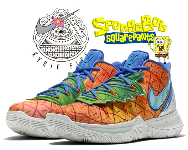 kyrie irving spongebob basketball shoes