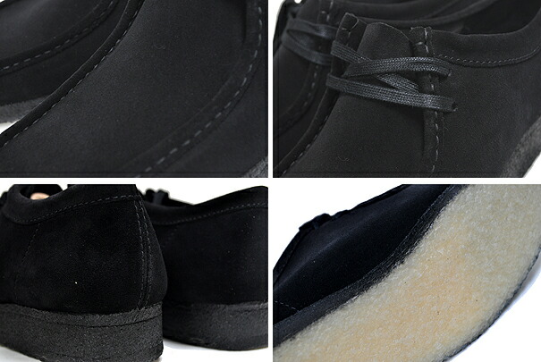 80%OFF!】 お得な割引クーポン発行中 CLARKS WALLABEE BLACK SUEDE 26155519 モカシン シューズ カジュアル  ブラック スウェード クレープソール スエード qdtek.vn