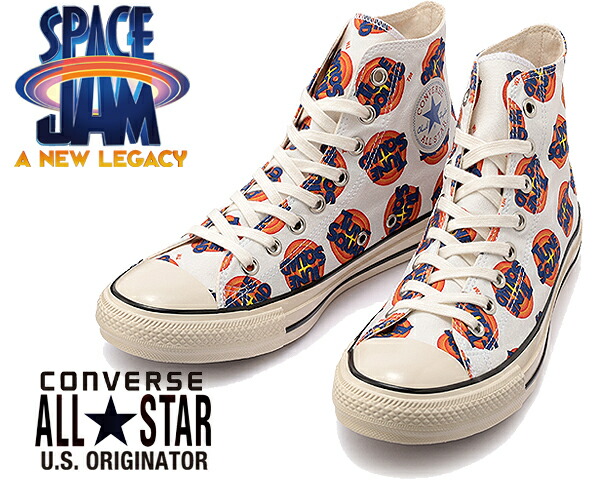 【CONVERSE】コンバース AS 100 SPACE JAM PT OX / TS HI 楽天市場】CONVERSE ALL STAR US SPACE JAM TS HI WHITE 1sc604