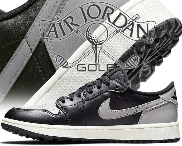 楽天市場】NIKE AIR JORDAN 1 LOW GOLF SHADOW black/medium
