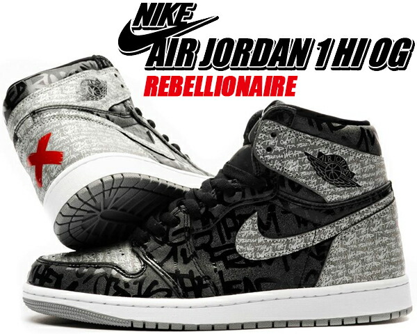 楽天市場】NIKE AIR JORDAN 1 RETRO HI OG REBELLIONAIRE black