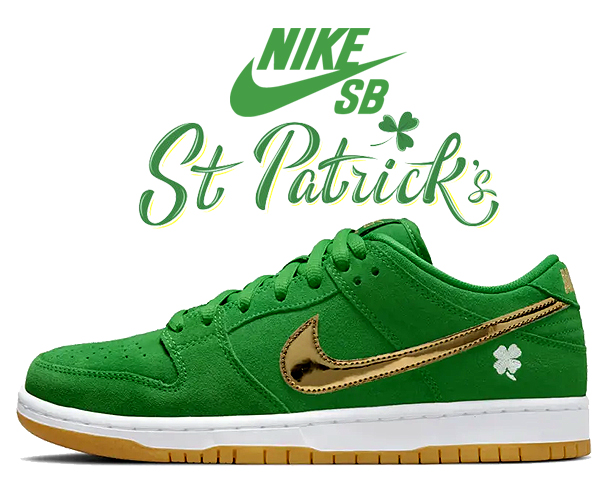 Nike Dunk Low Pro セントパトリック　28cm Nike SB Dunk Low Pro St. Patrick's Day (2022) Men's - BQ6817