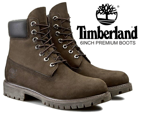 ティンバーランド　ダークブラウンモカシン26cm 楽天市場】Timberland 6INCH PREMIUM BOOTS W/L BROWN NUBACK