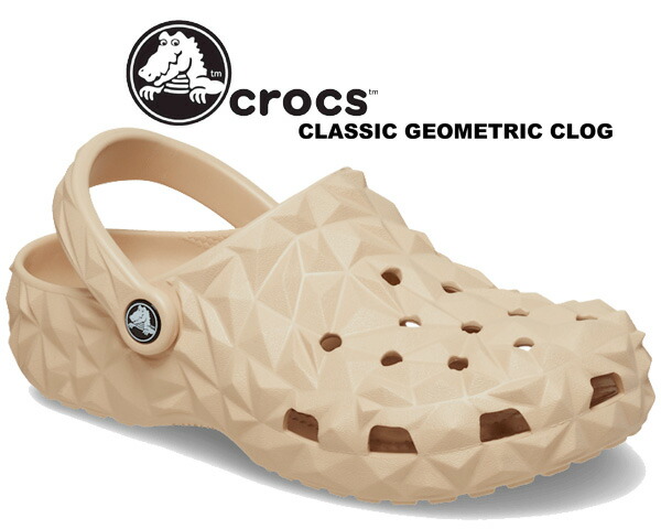 ☆ KeiJページ☆2個 楽天市場】crocs CLASSIC GEOMETRIC CLOG SHITAKE 209563-2ds