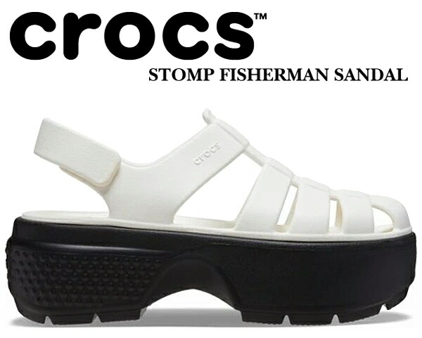 ターリーズさん専用 楽天市場】crocs STOMP FISHERMAN SANDAL CHARK 209938-0wv