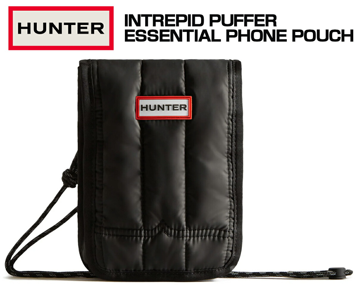 楽天市場】HUNTER INTREPID PUFFER ESSENTIAL PHONE POUCH WHITE