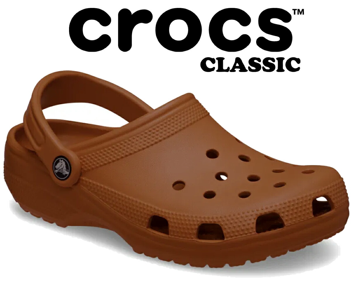 [18日はご愛顧感謝デー＆ポイント5倍!!]【クロックス クラシック クロッグ】crocs CLASSIC COGNAC 10001-21n
