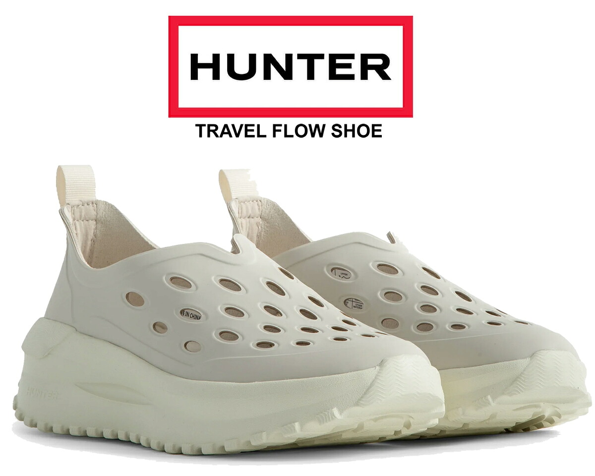 [ ポイントUP & 最大2000円OFFクーポン ] 【ハンター ユニセックス トラベル フロー シューズ ホワイト】HUNTER UNISEX TRAVEL FLOW SHOE WHITE WILLOW ufk1001eva-whw