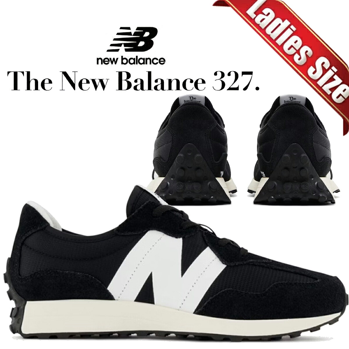 ニューバランス　MS327CBW ブラック　ホワイト 楽天市場】NEW BALANCE MS327CBW Width D Black/White