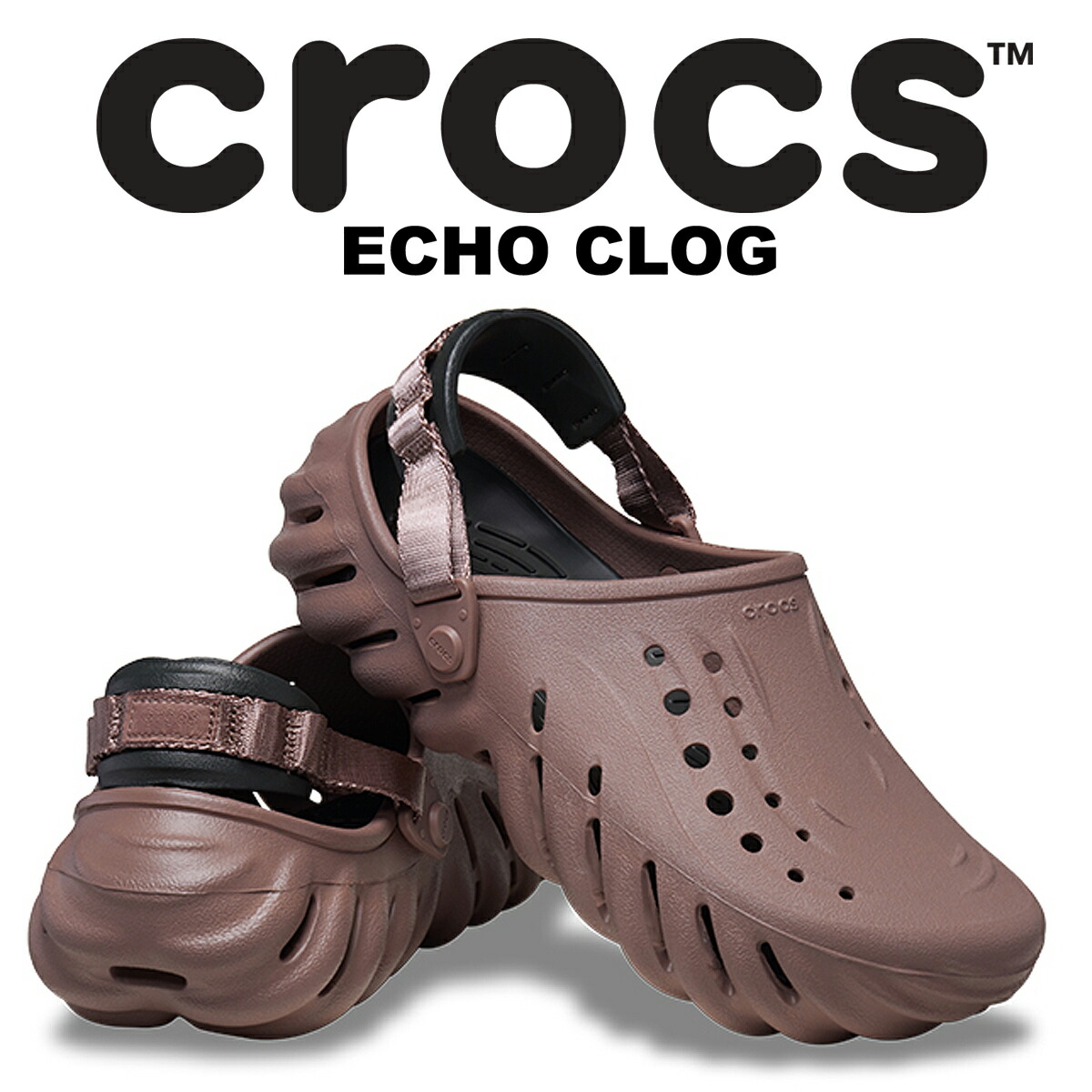 crocs echo clog サボサンダル 28センチ ブラウン crocs echo clog サボサンダル 28センチ ブラウン crocs echo