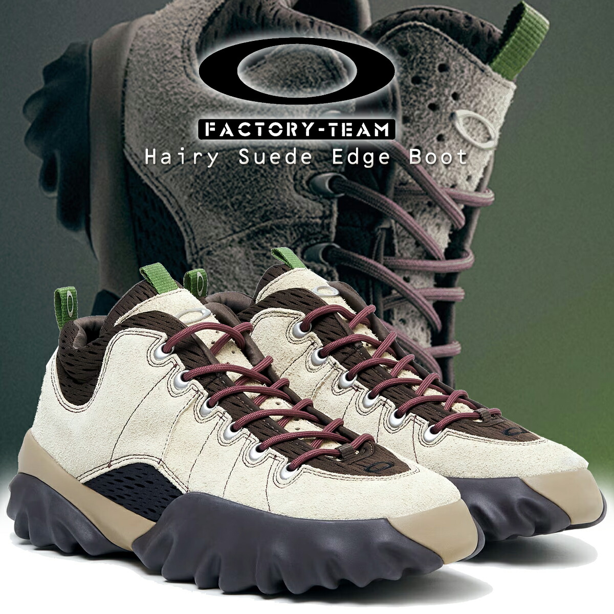靴 OAKLEY FACTORY TEAM NUBUCK EDGE BOOT Oakley Oakley Factory Team Nubuck Edge Boot - Black