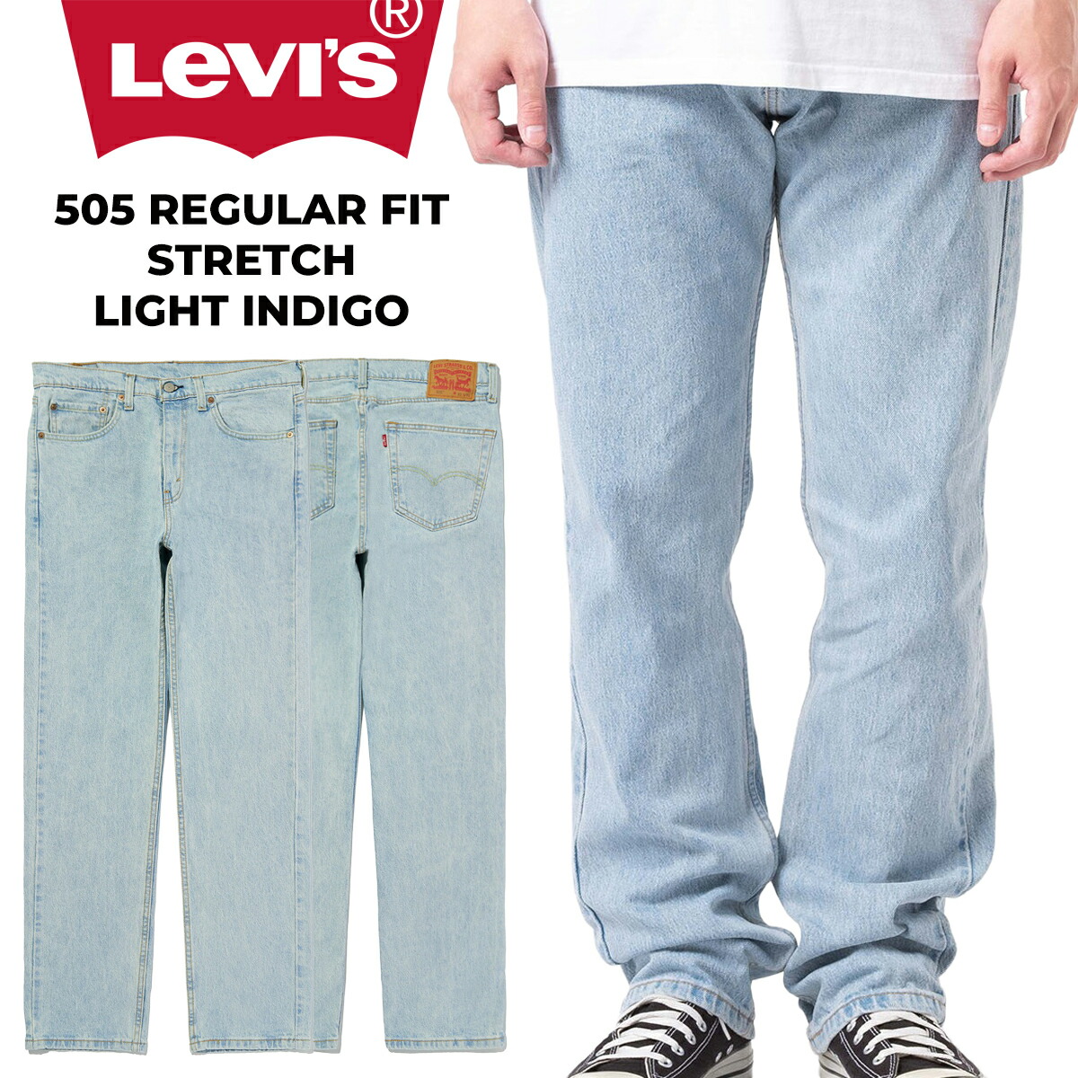 パンツ ADVANCE LEVI'S 505 REGULAR FIT JEANS 505™ Regular Fit Men's Jeans - Medium Wash | Levi's® US