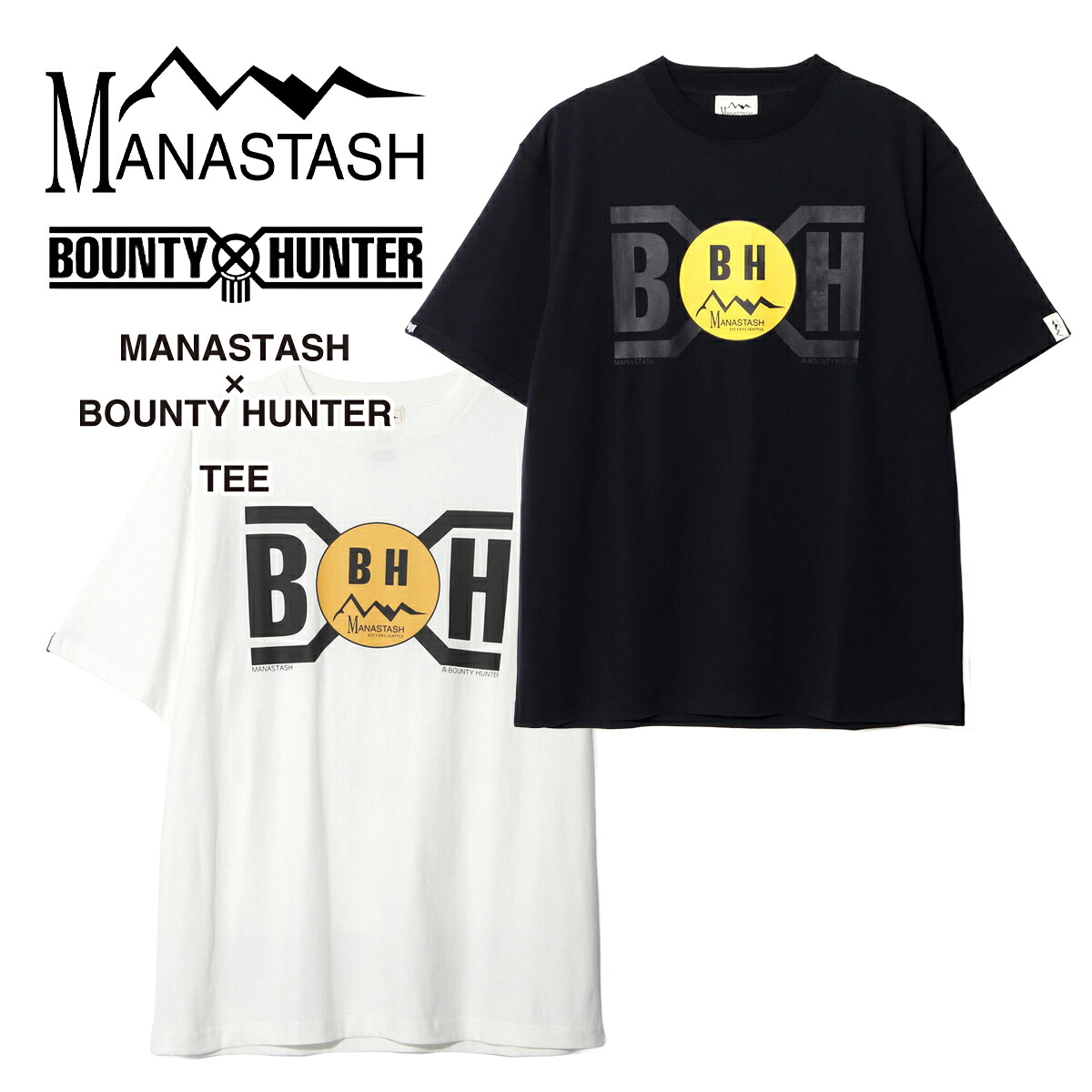 [ ポイントUP & 最大2000円OFFクーポン ] 【マナスタッシュ × バウンティーハンター Tシャツ】MANASTASH BOUNTY HUNTER TEE 792-5234013