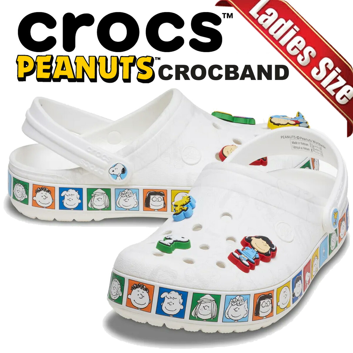 [最短即日発送!! & お得なクーポン!!] 【クロックス ピーナッツ クロックバンド クロッグ マルチ】crocs PEANUTS CROCBAND CLOG MULTI 212115-90h｜ＬＴＤ　ｏｎｌｉｎｅ