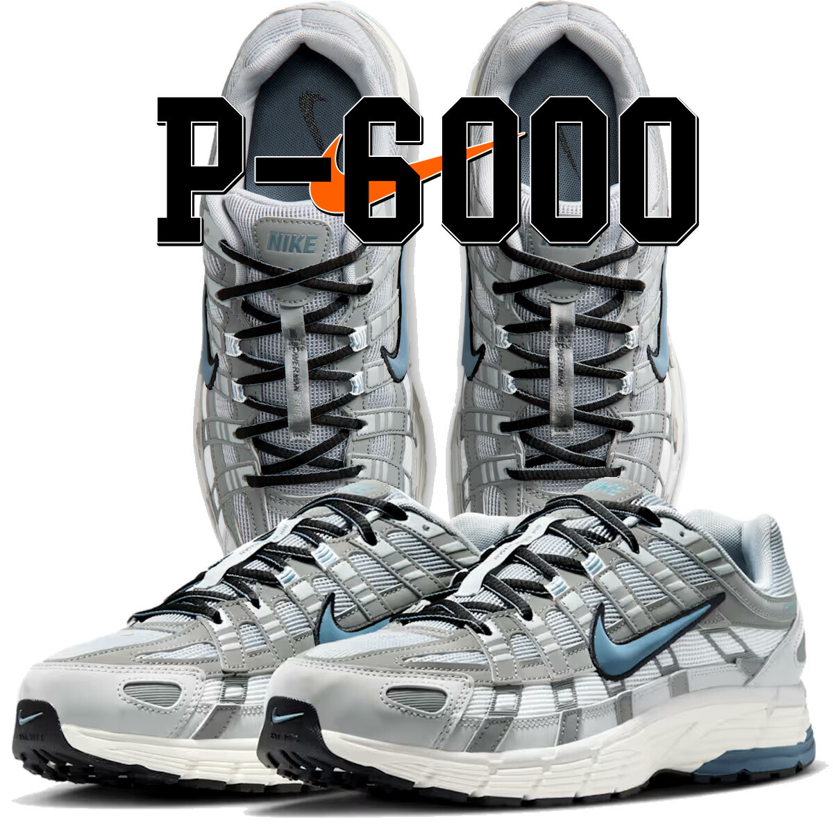 [ ポイントUP & 最大2000円OFFクーポン ] 【ナイキ P-6000 ライトスモークグレー ブルーグラファイト】NIKE P-6000 lt smoke grey/blue graphite ir5279-003｜ＬＴＤ　ｏｎｌｉｎｅ