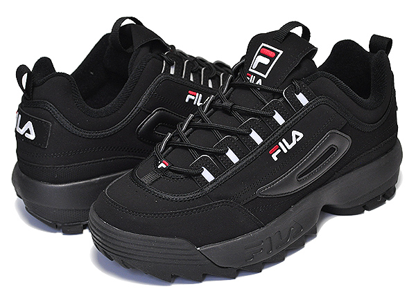 楽天市場 交換不可 返品不可 アウトレット Fila フィラ F Disruptor 2 Black ディスラプター キルティング ブラック Fila Annex