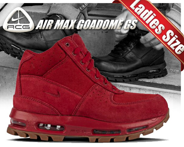 red acg boots