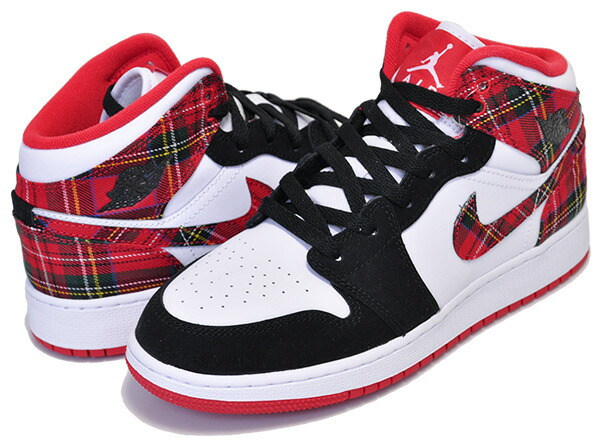 plaid jordan 1