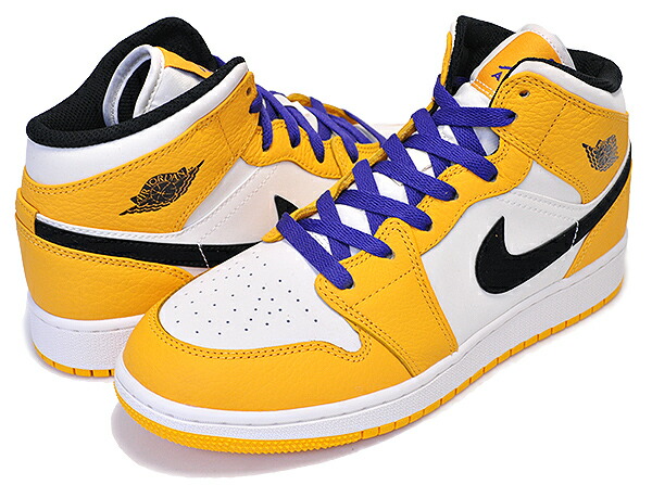 aj1 lakers mid