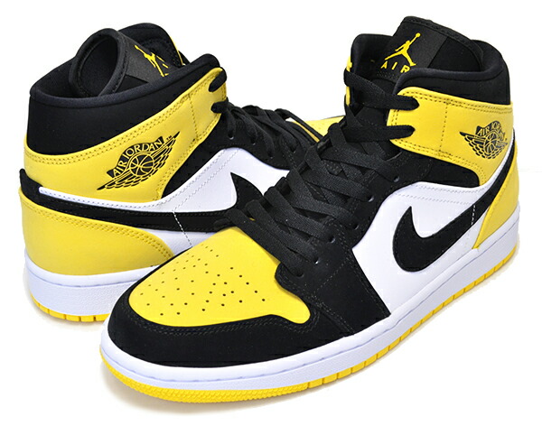 black yellow white jordan 1