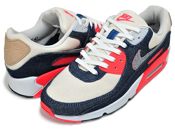 信頼 お得な割引クーポン発行中 あす楽 対応 ナイキ エアマックス 90 デンハム Nike Air Max 90 Denham Denim Medium Denim Infrared Cu1646 400 スニーカー Am90 インフラレッド デニム 最も優遇 Prosaudebrasil Com Br