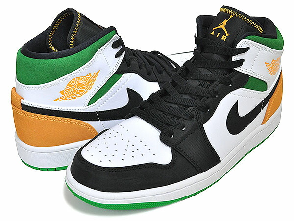 楽天市場】NIKE AIR JORDAN 1 MID SE white/laser orange-black