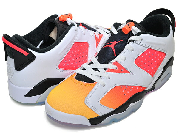 楽天市場】NIKE AIR JORDAN 6 RETRO LOW (GS) white/atmosphere