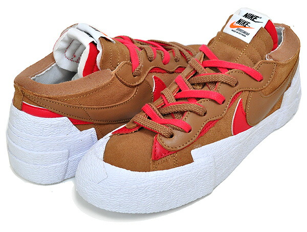 sacai × NIKE BLAZER LOW TAN - サカイ ナイキ ブレザー ロー サカイ×ナイキ ブレーザー SACAI×NIKE BLAZER LOW BRITISH TAN