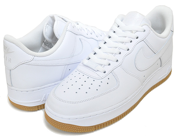 お得な割引クーポン発行中 あす楽 対応 ナイキ エアフォース 1 07 Nike Air Force 1 07 White Wht Gum Light Brown Dj2739 100 スニーカー ホワイト ガム ライトブラウン Af1 Low 白 メンズ エア フォース ワン ロー Maf Gov Ws
