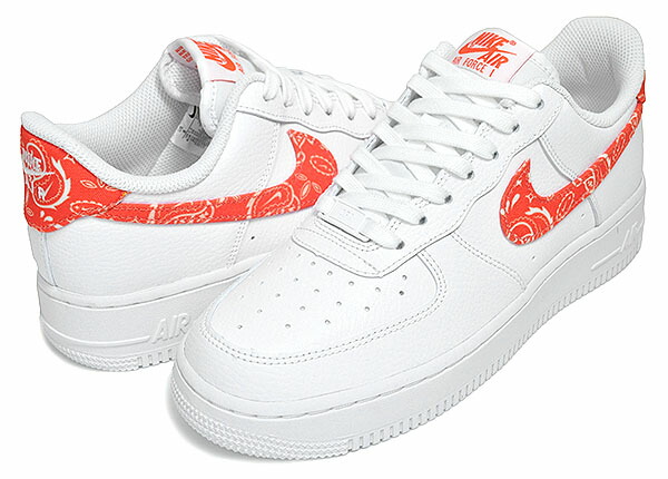 Nike Air Force 1 ペイズリー柄　オレンジ　24cm Nike W Air Force 1 Low Paisleyエアフォースオレンジペイズリー