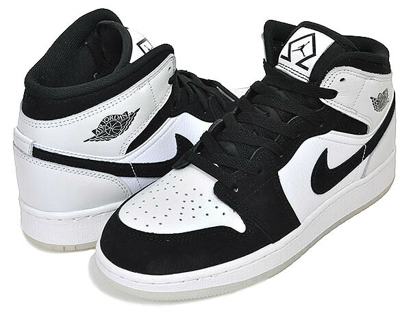 ジョーダン1 Mid SE GS オメガ 24cm ホワイトブラック 新品未使用 Nike GS Air Jordan 1 Mid 