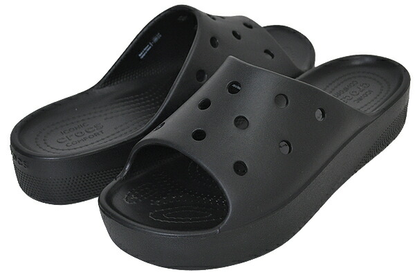 楽天市場】crocs CRUSH SLIDE BLACK 208731-001 クロックス
