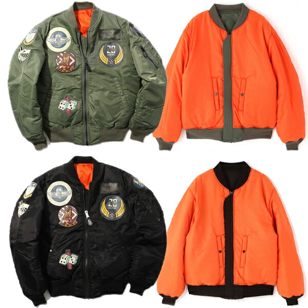 楽天市場】AVIREX MA-1 TOP GUN FLIGHT JACKET 6102172