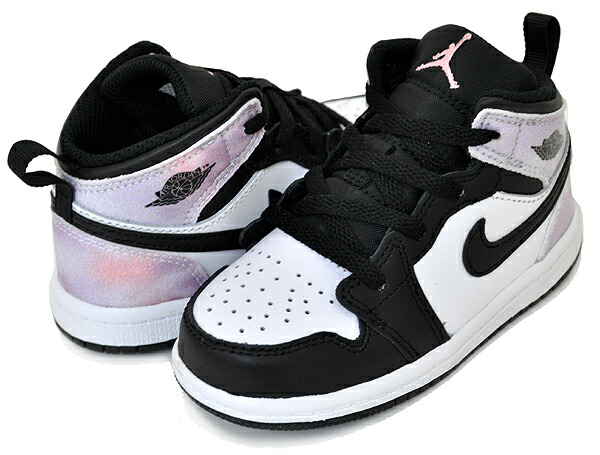 楽天市場】NIKE JORDAN 1 MID ALT(TD) black/dark iris-white