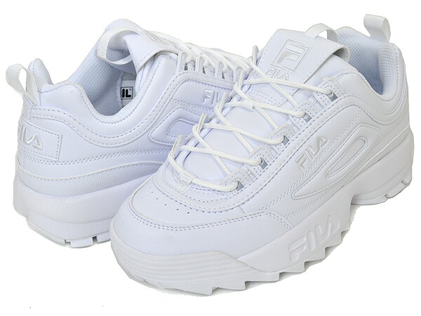 [ 尖んがり5倍\u0026最大限度2000円OFF引き換え証 ] 【フィラ ディスラプター 2】FILA DISRUPTOR 2 WHITE/WHITE uss23029-101 白いこと スニーカー ユニセックスサイズ