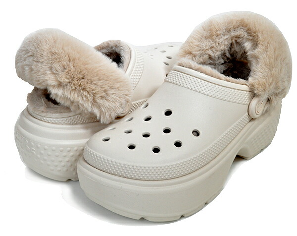 楽天市場】crocs STOMP LINED CLOG STUCCO 208546-160