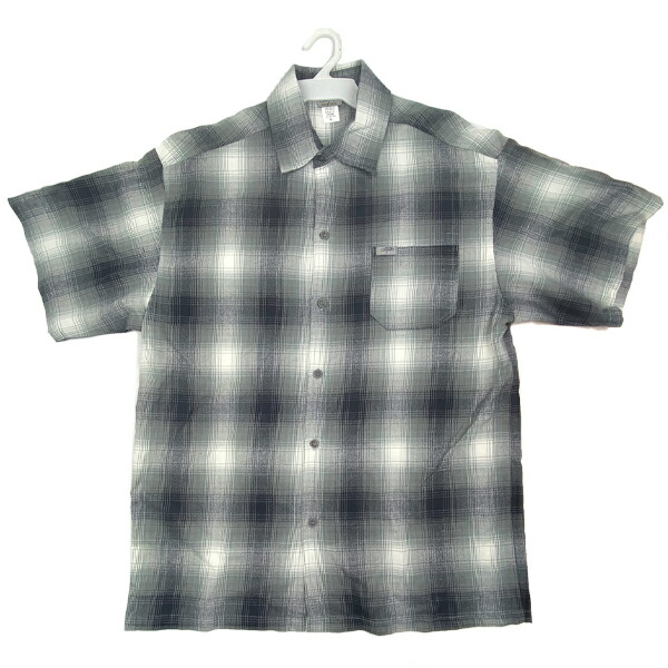[ ポイントUP & 最大2000円OFFクーポン ] 【キャルトップ オンブレ チェック 半袖シャツ】CALTOP ART-2000 OMBRE CHECK S/S SHIRTS GREY/WHITE art2000s-grywht ショートスリーブ 半袖 カルトップ フランネル シャツ グレー ホワイト