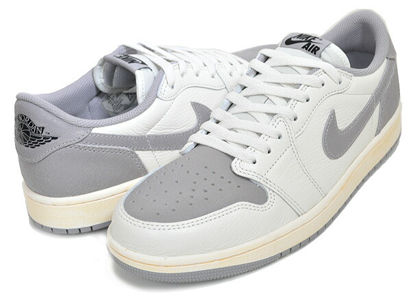 【YI】AIR JORDAN 1 LOW OGセイル/アトモスフィアグレー 国内 8/16 発売予定】ナイキ エア ジョーダン 1 ロー OG EX