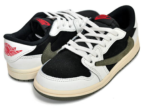 ジョーダン 1 LOW x トラヴィス スコット キッズシューズ 楽天市場】NIKE JORDAN 1 LOW OG SP (TD) TRAVIS SCOTT sail