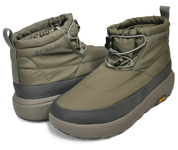 [ ポイントUP & 最大2000円OFFクーポン ] 【コロンビア イエローテイル ショーティー アドバンス ウォータープルーフ】Columbia YELLOWTAIL SHORTY ADVANCE OHI GREY GREEN/VERT GRIS yu2786-395 防水 ビブラム コーデュラ ウインター ショートブーツ 雨靴｜LTD SPORTS ONLINE STORE