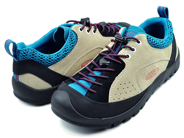 [最短即日発送!! \u0026 お得なクーポン!!] 【キーン ウィメンズ ジャスパー ロックス エスピー】KEEN JASPER ROCKS SP SAFARI/FJORD BLUE 1027428 WOMENS レディース スニーカー サファリ フィヨルドブルー
