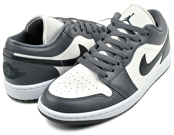 [最短即日発送!! & お得なクーポン!!] 【ナイキ ウィメンズ エアジョーダン 1 ロー】NIKE WMNS AIR JORDAN 1 LOW sail/off noir-dark grey-white dc0774-102 スニーカー AJ1