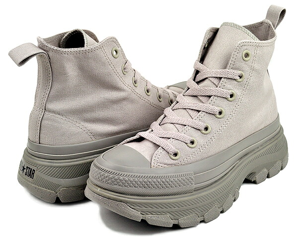 [最短即日発送!! & お得なクーポン!!] 【コンバース オールスター アール トレックウエーブ ハイ】CONVERSE ALL STAR TREKWAVE HI FTR.GRY (31312440) 1se116 フェザーグレイ レディース スニーカー 厚底 グレー