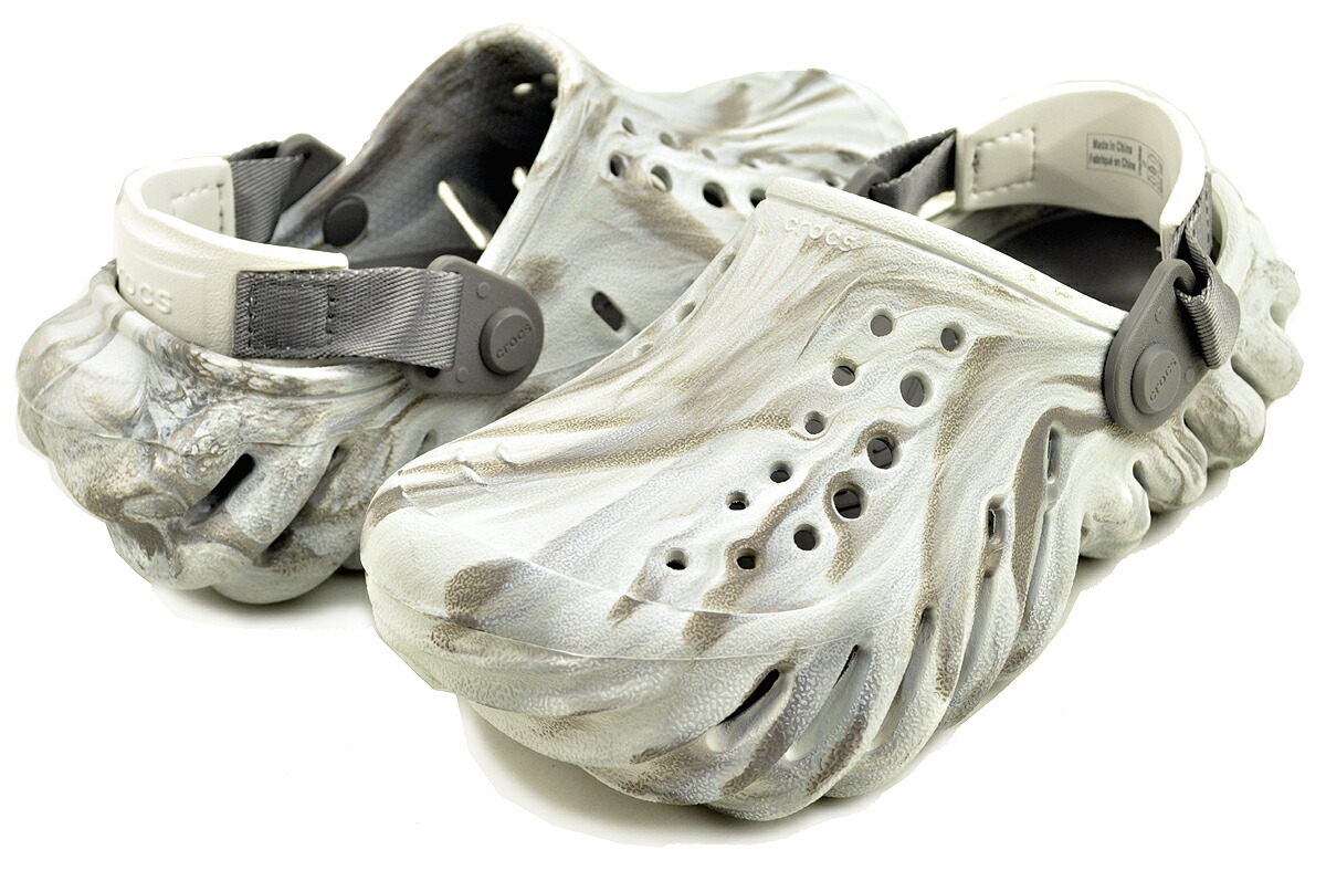 【楽天市場】[ ポイントUP & 最大2000円OFFクーポン ] 【クロックス エコー マーブル クロッグ キッズ】crocs ECHO ...